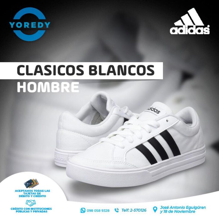 Adidas clasicos blancos hotsell